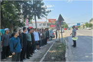 濉溪縣百善鎮退役軍人志愿整治徐樓集環境衛生