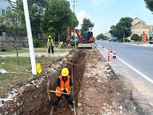 樅陽縣國省干線公路部門加速S340美麗公路項目施工進度
