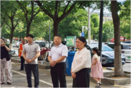 阜阳市总工会领导夏日送清凉 关爱网约司机与外卖小哥  