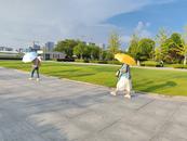 ﻿合肥出现短暂“东边日出西边雨”，一座城市几重天