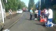山西孝義一中巴車突發(fā)事故致多人傷亡 親歷者：秧歌隊(duì)參加廟會(huì)，2人當(dāng)場死亡
