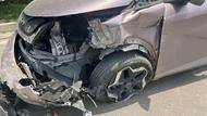 陜西西安一新能源汽車被盜后發生交通事故 警方稱案件正在辦理