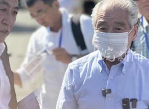 原731部队成员清水英男在侵华日军第731部队罪证陈列馆进行指认谢罪