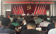 潘集區十一屆區委第八輪巡察高皇鎮黨委及25個村居黨組織動員會召開