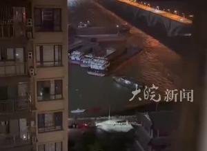 广西一大桥受到船只擦碰，当地回应：受突发强风影响，正等待测量 车辆通行时间会通告