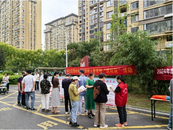 雪華鄉（宏業村街道）煙墩社區：疏散演練進社區，教你安全躲“空襲”