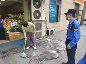 肥西：嚴(yán)管污染路面行為 維護(hù)城市道路整潔