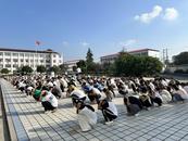 懷寧縣小市初級中學成功舉行防震減災安全疏散演練