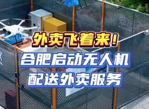 外卖飞着来！合肥启动无人机配送外卖服务