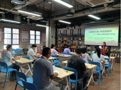 雪華鄉（宏業村街道）施徐光彩社區新時代文明實踐站開展“書香飄萬家 共筑中國夢”國慶主題閱讀分享會