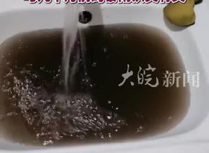 湖南常德一村自来水浑浊发黑 当地镇政府回应：与几个月前的暴雨洪灾有关