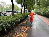 合肥高新环卫工人坚守岗位 高标准保洁“不打烊”