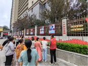 雪華鄉（宏業村街道）沈圩社區開展全民國防教育日宣傳活動