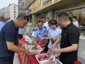 銅陵市樅陽縣市場監管局開展民生實事“食安名坊”宣傳活動