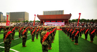 臨泉縣舉行2024年下半年新兵歡送大會暨“全民國防教育月”活動