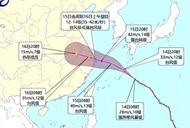 臺風“貝碧嘉”正向我國東部沿海靠近