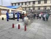 淮北市杜集區段園鎮：  消防演練進社區  以“練”筑“防”守平安