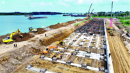 蚌埠港黃疃窯綜合碼頭工程項目年底前基本建成