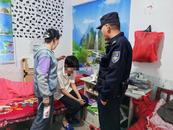 懷寧縣黃墩派出所找回離家出走少年