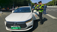 六安市交通執法支隊執法三大隊持續高壓嚴打“非法網約車”