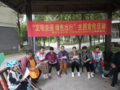 鼓樓街道月亮島社區：“文明交通，綠色出行”安全倡導活動