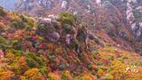 九华山花台景区进入最佳赏秋季