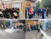 鼓樓街道小東街社區：開展消防安全知識講座及實地演練活動