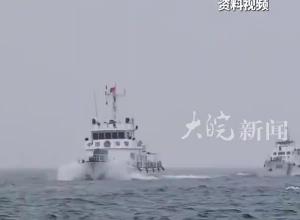 中国海警依法驱离日非法进入我钓鱼岛领海船只