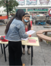 黃莊街道朝陽社區開展就業創業政策宣傳活動