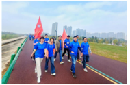 省全民健身徒步大會安慶站完賽 1500名參賽者感受徒步魅力