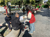黃莊街道朝陽社區(qū)：“健康人生 綠色無毒”禁毒普法宣傳