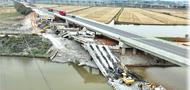 G330合銅公路橫埠后河大橋左幅順利貫通