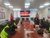 馬頭超限超載檢測站組織觀看“消防四懂三會”警示教育片