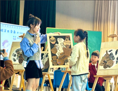 龍子湖區(qū)美術(shù)新教材研討課在蚌埠市湯和路學(xué)校舉行