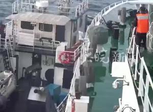菲律宾公务船恶意擦碰中国海警船 现场视频公布

