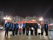 肥东劳模义警齐上阵，守护群众迎新年  