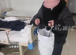 儿媳照顾突发脑梗住院的公公，包饺子送给同病房的老人，“一个是光棍汉 一个子女不在身边”