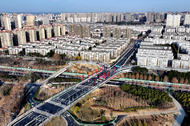 六安南華路上跨G312及接線工程放行通車