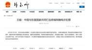王毅：堅決打擊跨境網賭電詐！