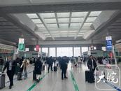 合肥直属站预计发送旅客598万人，计划开行列车461.5对
