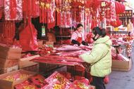 淮南市大街小巷“紅”起來