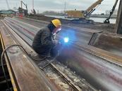 當涂閘樞紐工程建設忙