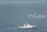 中國海警位中國黃巖島領海及周邊區域執法巡查 常態化組織海空立體巡航管控