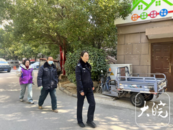黃莊街道朝陽社區開展“平安社區 治安巡邏”志愿服務活動 