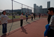 以測促練 備戰中考——蚌埠市龍實驗教育集團行知實驗學校舉行九年級體育模擬測試