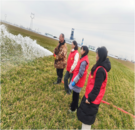 濉溪縣百善鎮：農技員指導科技示范戶春季抗旱  力保夏糧豐產穩產