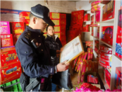 懷寧縣黃墩派出所：開展煙花爆竹店安全檢查工作