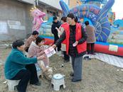 蒙城縣板橋集鎮雙鹿村：廟會添彩三八節，“兩癌” 篩查知識傳溫情