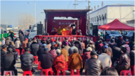 濉溪縣百善鎮(zhèn)“送戲進(jìn)萬村” 進(jìn)古廟會