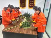 情暖環衛，花香四溢  合肥高新環衛開展“三八”婦女節插花活動